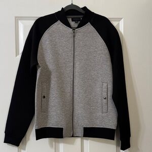 Magaschoni Gray and Black Men's Jacket